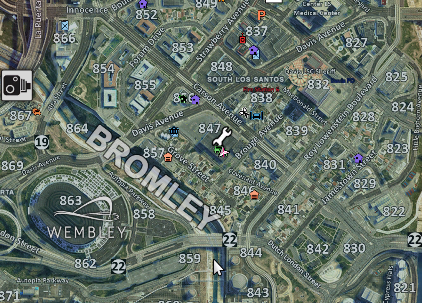 Evo Motors Map